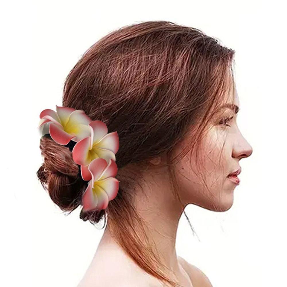 Elegant Hawaiian Flower Hair Ropes Attractive Hair Accessories  For Wedding Vacation Travel
