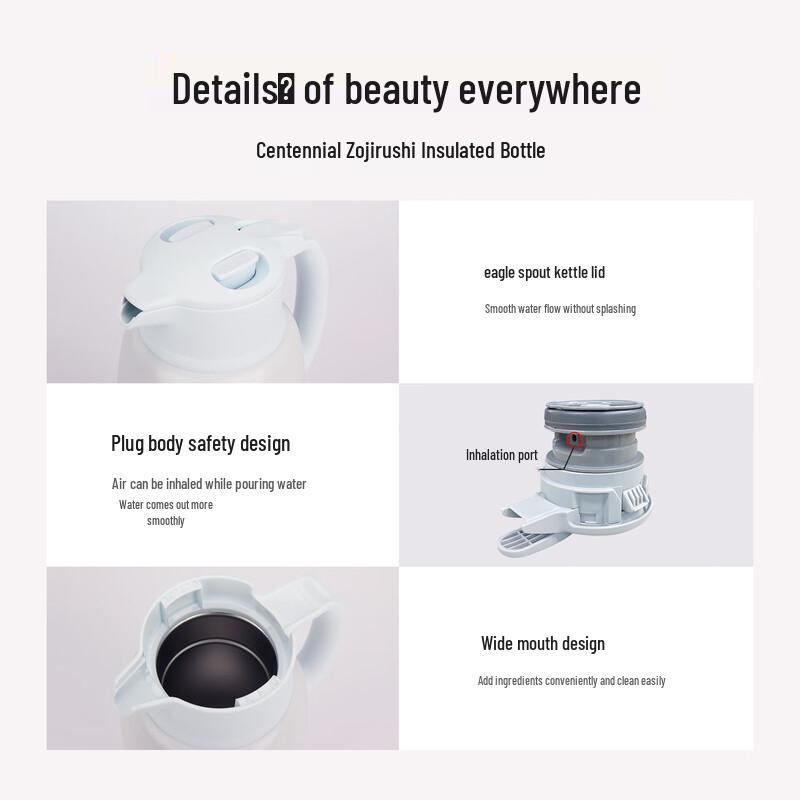 Zojirushi Stainless Steel Large Capacity Insulated Thermos