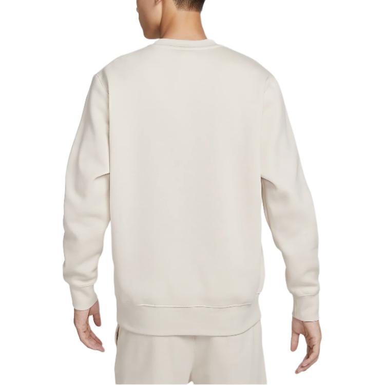 Nike Sportswear Club Fleece Lined Crew Neck Pullover Long Sleeved Without Hood Sweatshirt Men's BV2663-104