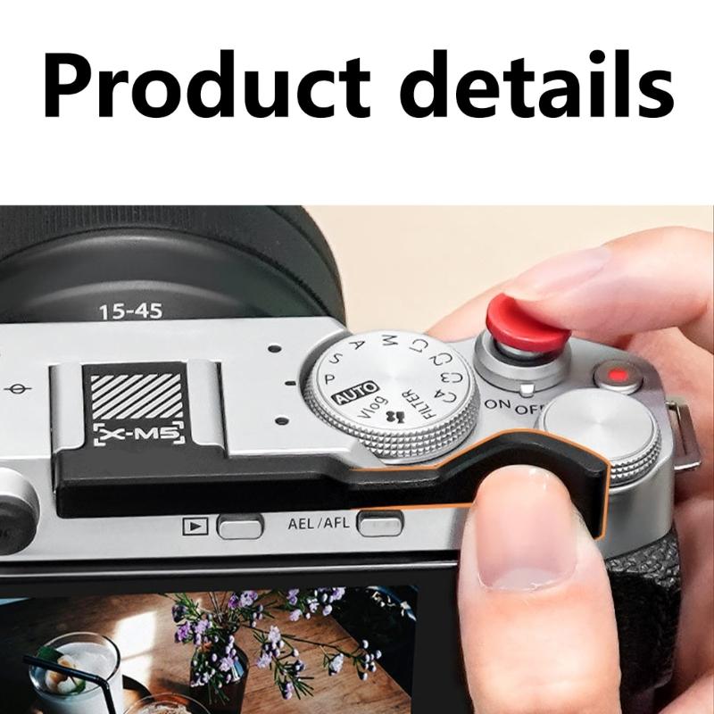 Aluminum Alloy Thumb Grip Ergonomic and Lightweighted for Camera Offering Secure One Handed Operating