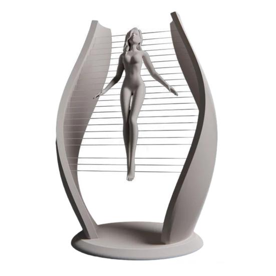 Künstlerische Suspension Männer Frauen Figur 3D gedruckt Schwebende Junge Mädchen Statue Heim Büro Wohnzimmer Schlafzimmer Dekoration Ornament