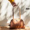 Small Leather Crossbody Bag - Fashion Casual Handbag Women 23cm Solid Color 2025 Fall