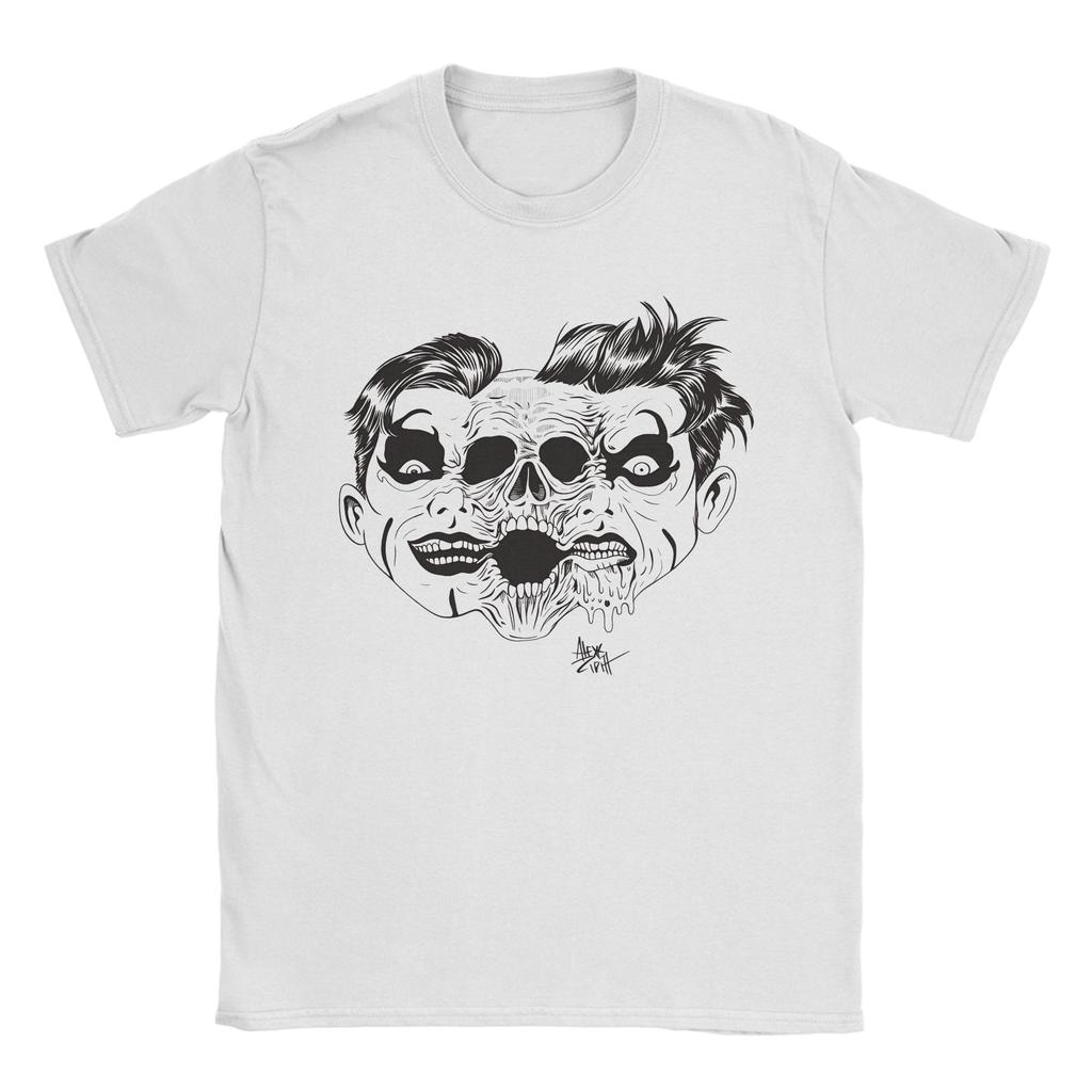 Danhausens Sehr Nett Sehr Böse Unisex T-Shirt Vintage T-Shirts Kurzarm Rundhals T-Shirt Reine Baumwolle Druck Kleidung