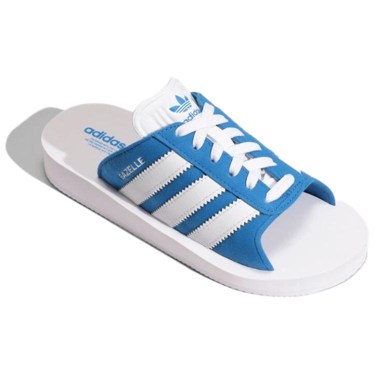 Adidas Gazelle Beach Slides Bluebird Men Sneakers Footwear-White JQ7425