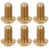 50Pcs Hex Socket Screws Half Round Head Pure Copper Hardware Accessories FastenersM4 X 8 Mm