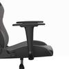 Gaming Chair Black and Gray Faux Leather