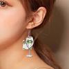 Unique Duck Dangle Earrings Fashionable Alloy Jewelry Duck Ear Pendants Perfect for Birthday and Theme Parties