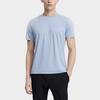 FILA Solid Color Business Cool Knit Short Sleeve T-Shirt Men Tops Liberation-Blue F11M322114F-BU