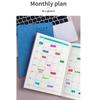 Portable 2027 Daily Planner Notebooks Efficiency Schedule Notebook  For School Office Work