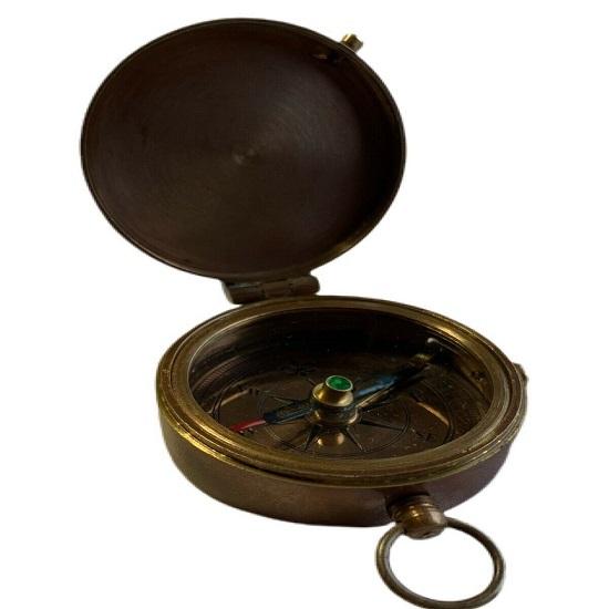 Brass Nautical Quote Compass  Motivational It Always Seems Impossible Until It's Done  Ships