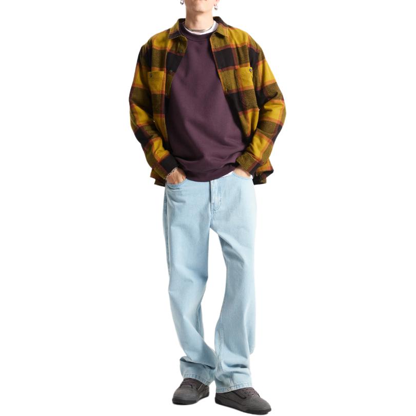 Vans Loose Checkered Single-Breasted Collar Long Sleeve Shirt Men shirts VN000P7ZF0H1