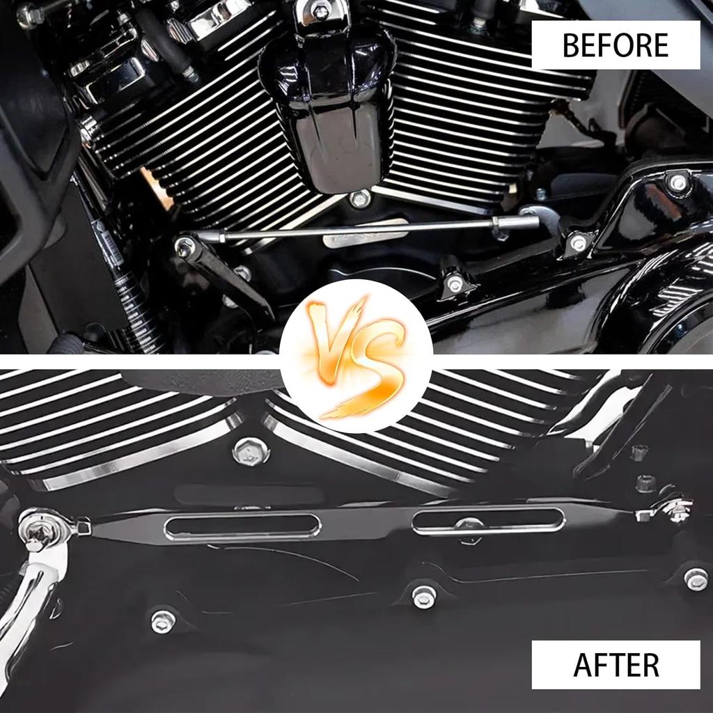 Motorcycle Gear Shift Linkage, Shifter Linkage Compatible for Harley Davidson 1980-2024 Street Glide, Electra Glide, Road Glide, Road King, Tri