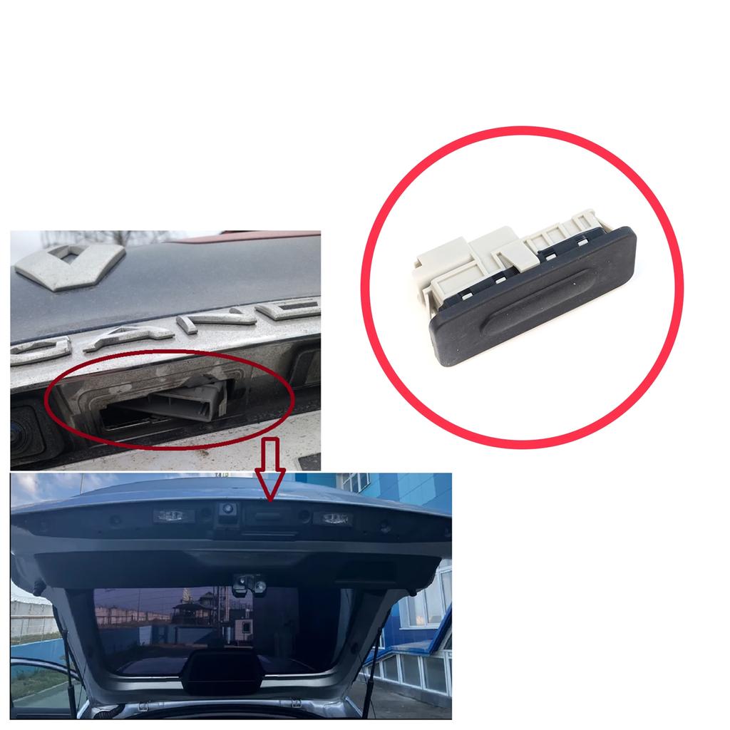 EDP1597 Rear Tailgate Lock Release Button for Renault Megane Scenic MK4 Clio 5 Captur 2 Twingo 3 Duster 2 Sandero Logan 2 3 906069264R