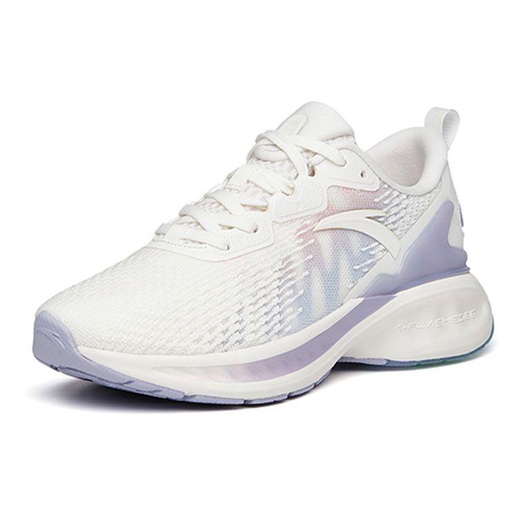 Anta 1.5 Big Data Durable Breathable Low-Top Running Shoes Women sneakers White Purple 122135586-2