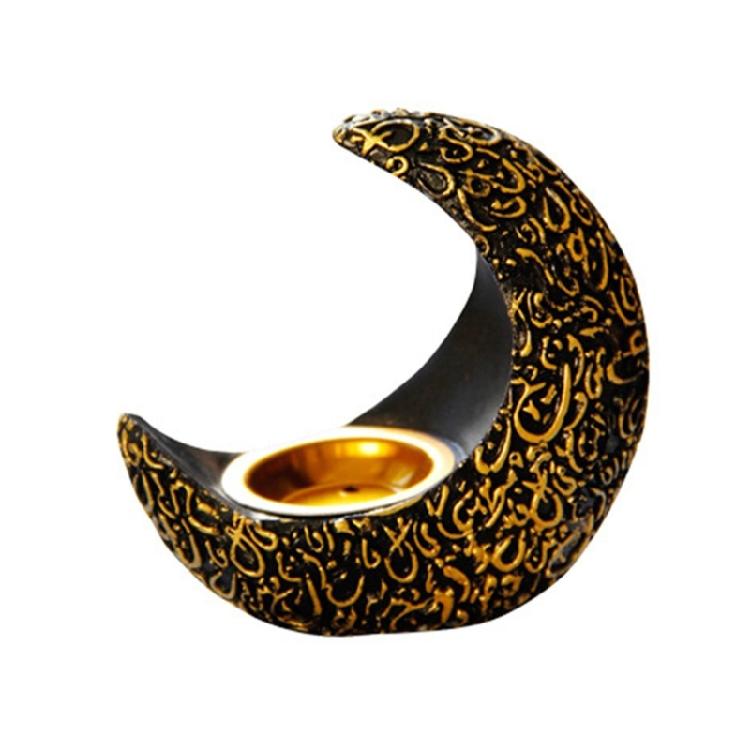 Resin Moon Incenses Holder, Incenses Burners Perfect for Meditations Enthusiasts Yogas Lover Seekings Peace Mind