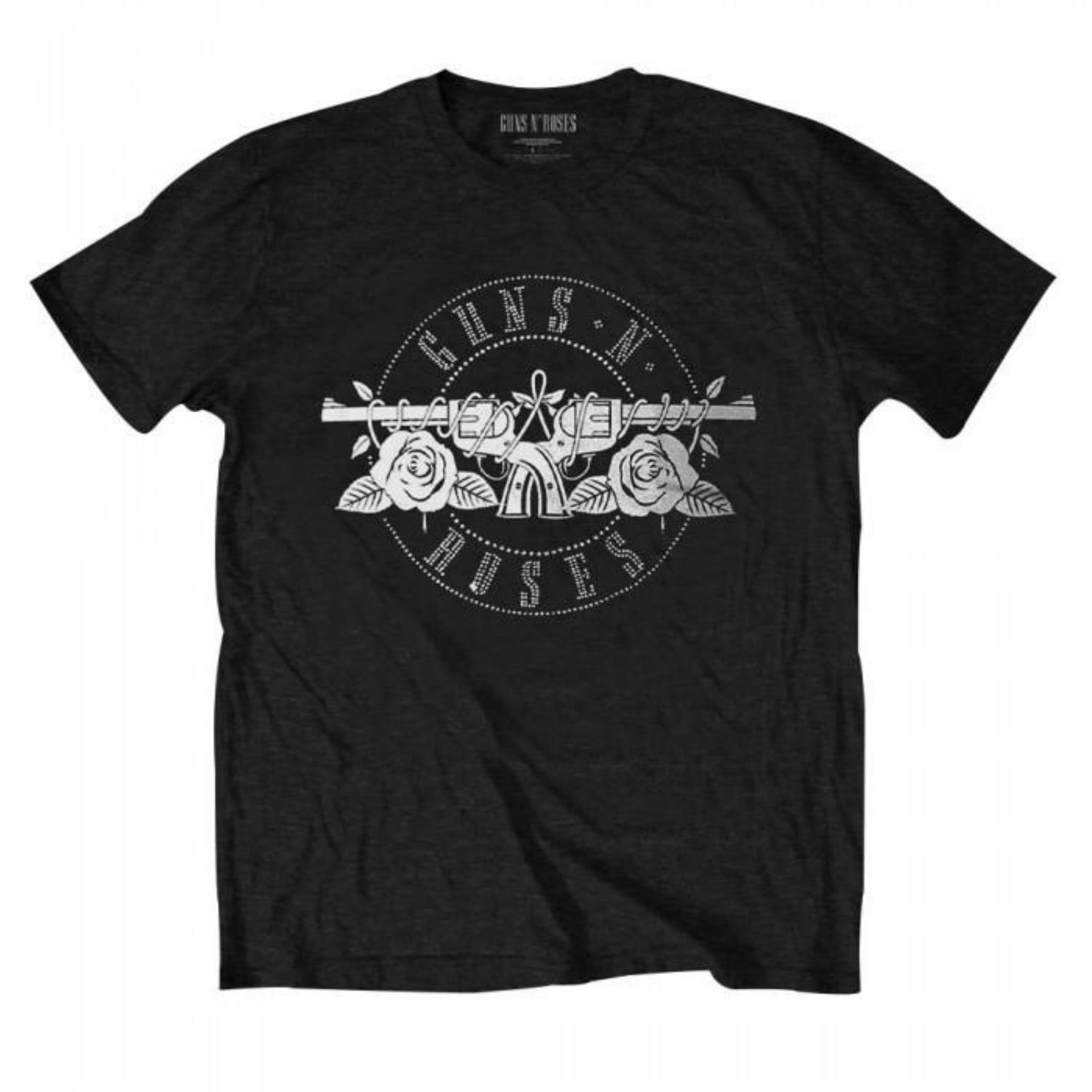 Guns N Roses Unisex Adult Diamante Logo T-Shirt XXXXL
