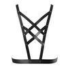 Harness - Bijoux Indiscrets Maze Net Cleavage Harness Black