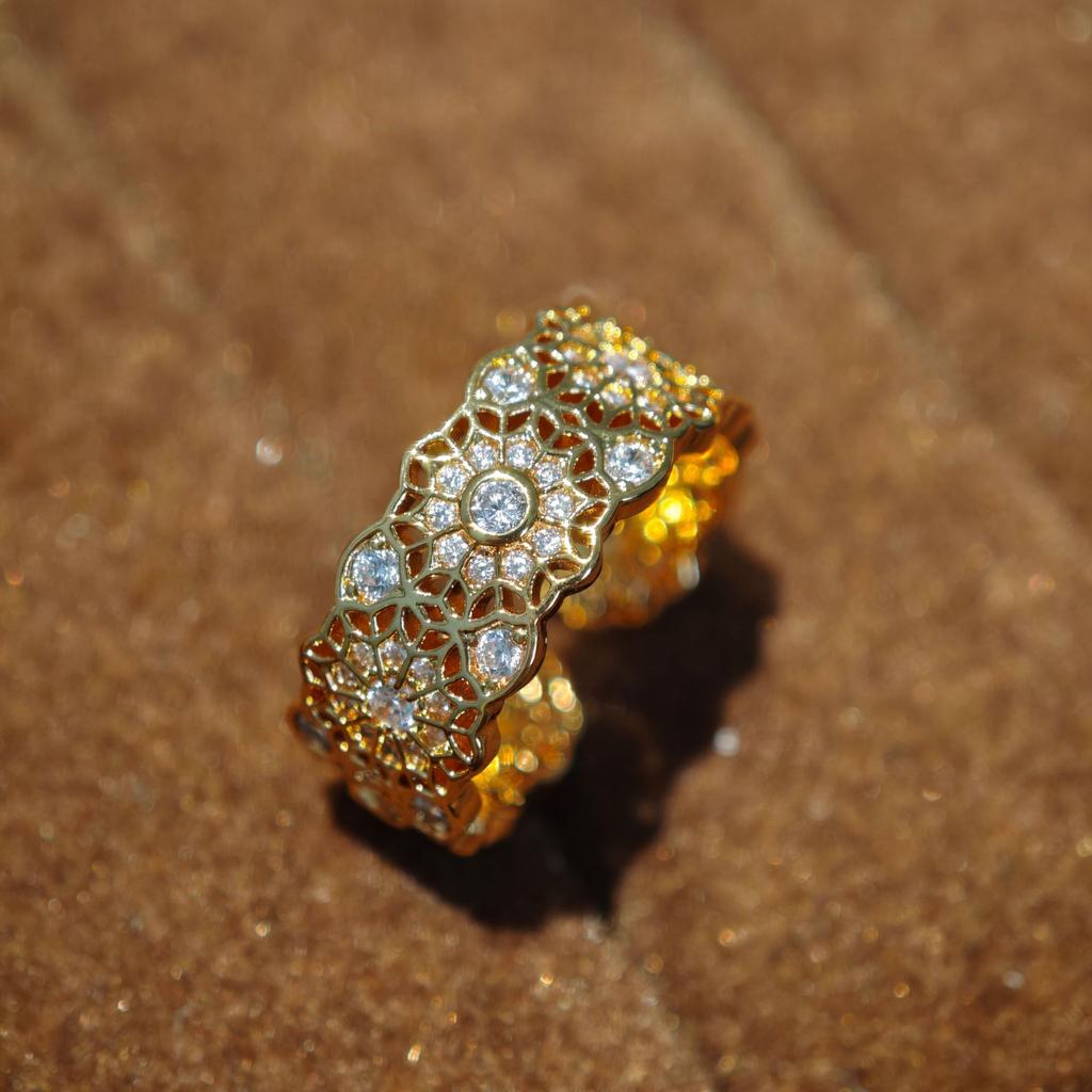 Anillo de Esmalte Vintage Cepillado de Lujo Ligero Rubí Morado Diamante Anillo para Dedo Índice Anillo Apilable Estilo de Uso Accesorios Premium Versátiles