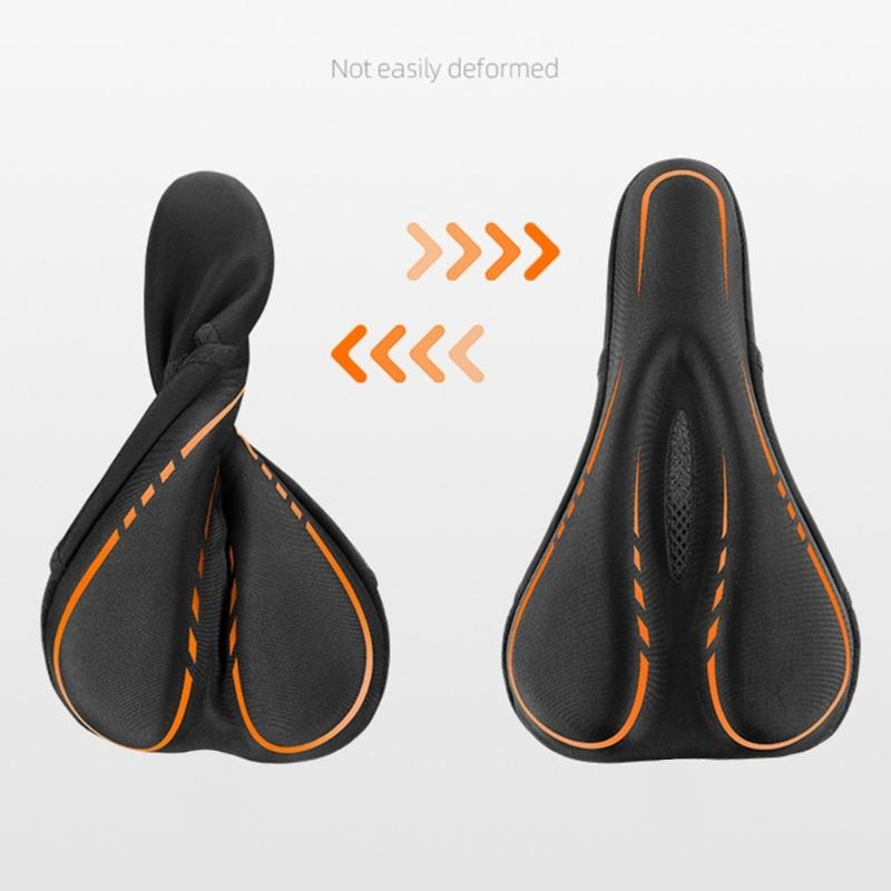 Comfortable Bike Saddle Mountain Bicycles Seat Cycling Silicone Cushion Pad Profession Road Bike Seat with Rain Cover