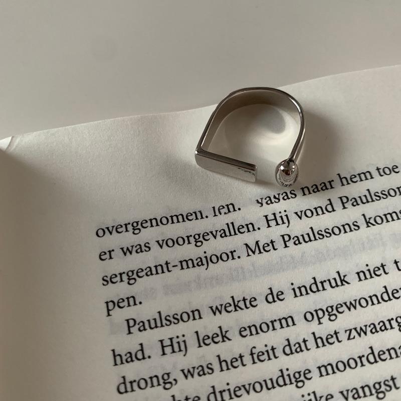 Stunning 925 Sterling Silver Adjustable Ring For Couples With Unique Geometric Design