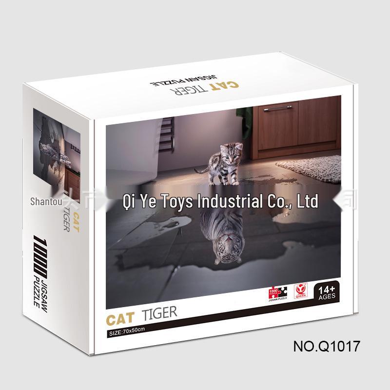 Qiwan 1000-Piece Animal & Landscape Jigsaw Puzzles for Adults & Kids