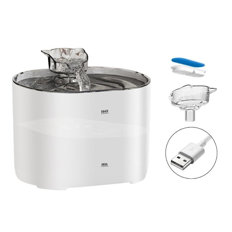 Fontanella per Gatti 74Oz con Filtro Fontanelle d'Acqua per Gatti Fontanelle Automatiche