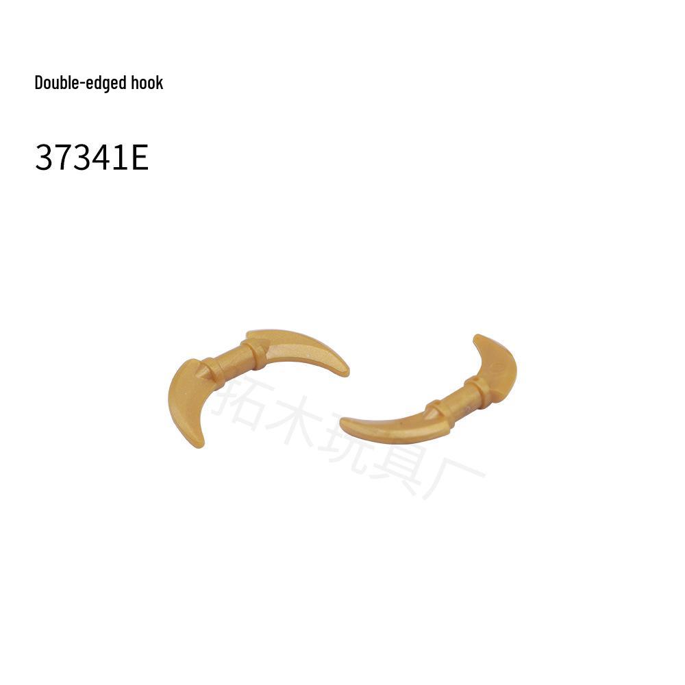 LEGO-Compatible Double-Edged Hook Brick 37341E