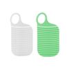 2/3Pcs Mini Washing Board Ergonomic Handle Lightweight Thickened Non-slip Portable Travel Handheld Underwear Sock Towel Laundry Washing Board