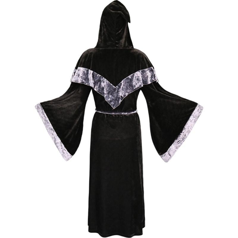 Hooded Cloak Vampires Long Cape Velvet Adult Costumes Carnavals Halloween Christmas Cosplay Cloak Robe