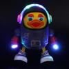 Electric Dancing Astronaut Duck Toy with LED Light Music Kids Walking Duck Toy Toddlers Boys Girls Interactive Educational Animal Musical Toy