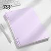 Minimalist Diary for Students A5 Spiral Notebook, Lined /Horizontal Grid/Blank Inner Page, Notebook Writing Morandi Solid Color Cover Sketchbook