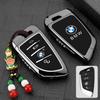 EUCQ6 Zinc Alloy Leather Car Remote Key Case for BMW F10 F11 F20 F25 F30 F31 F34 G20 G30 X3 X4 I3 M3 M4 1 3 5 Series Accessory