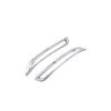 Chrome 2X Rear Fog Lamp Bumper Light Cover Trim For Honda Accord 2023 2024 2025