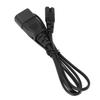 IEC320 C14 Male To IEC320 C7 Female Power Cord 1m 2.5A To 10A Extended Cable C14 To C7 Adapter Cable for Laptop Lamp