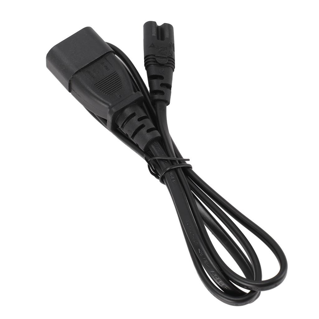 IEC320 C14 Male To IEC320 C7 Female Power Cord 1m 2.5A To 10A Extended Cable C14 To C7 Adapter Cable for Laptop Lamp