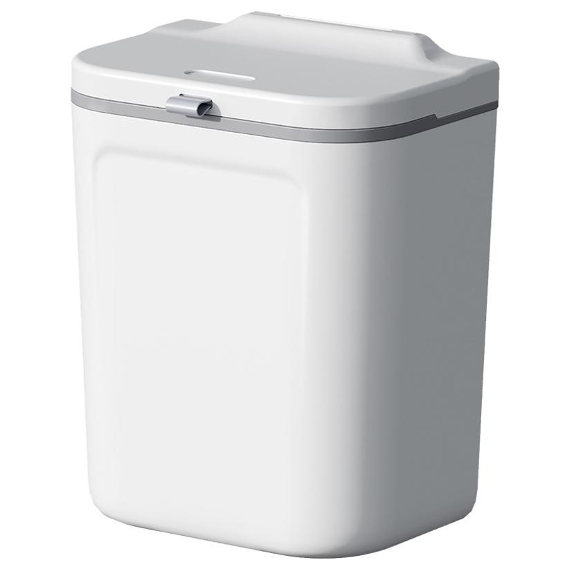 Wall Mounted Trash Can Household Galley Waste Bin Hanging Bathroom Trash Can With Lid Food Garbage Bin Kitchen Accessories 7/9L