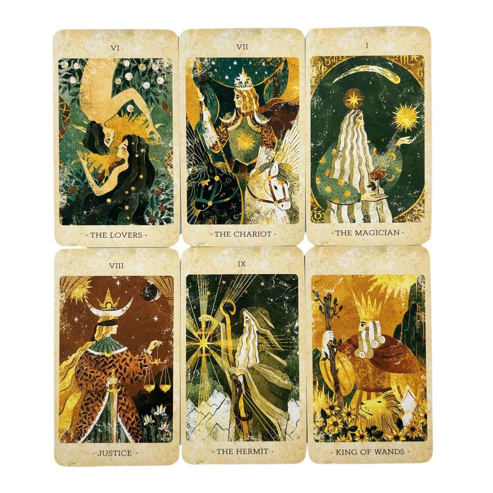 Le Carte dei Tarocchi del Regno Solare Un Mazzo da 86 Carte Oracolo Edizione Divinazione Inglese Giochi da Tavolo
