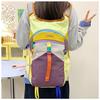 Dopamine Colorblock Lightweight Waterproof Backpack for School, Hiking & Outdoor Adventures