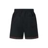 Li Ning Solid Color Drawstring Loose Sports Shorts Men shorts Black AKST683-2