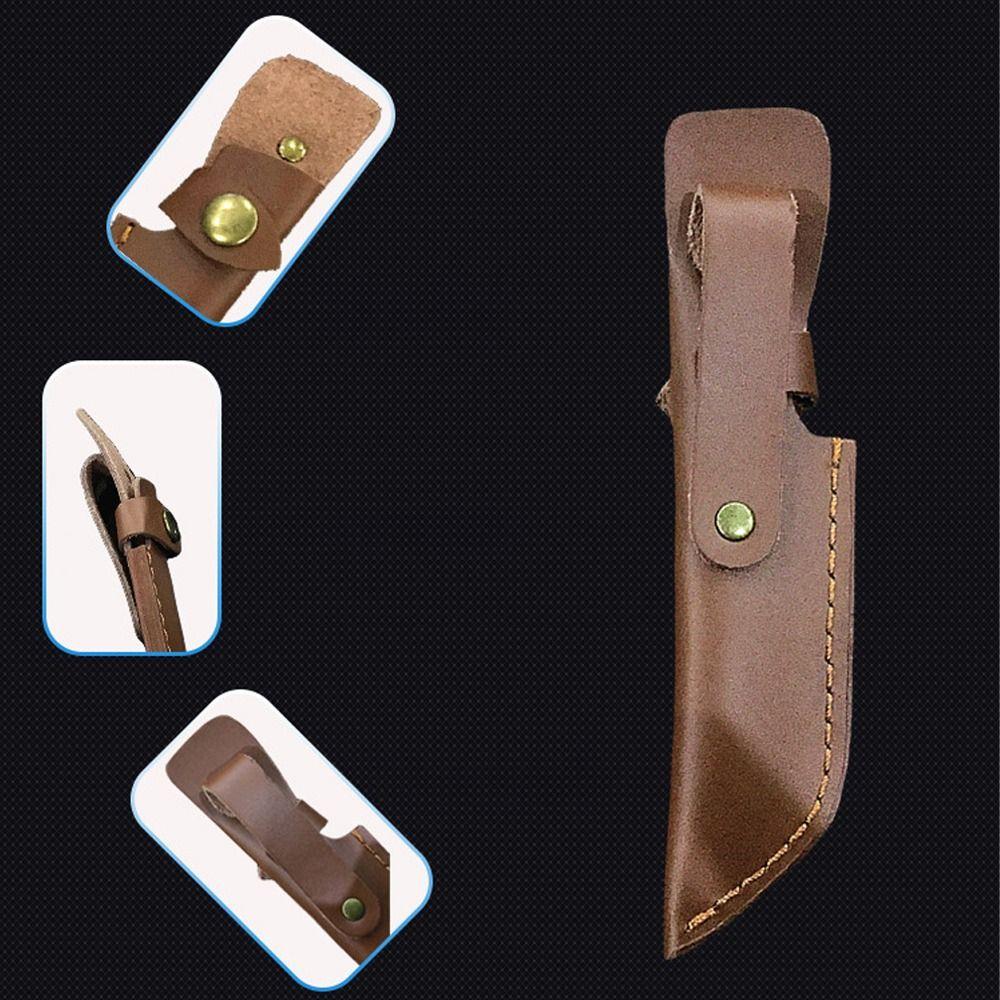 Pocket Hunt Kožený držák pouzdra Pouzdro na opasek Pouzdro na svítilnu Camp Outdoor Carry Fold Tool
