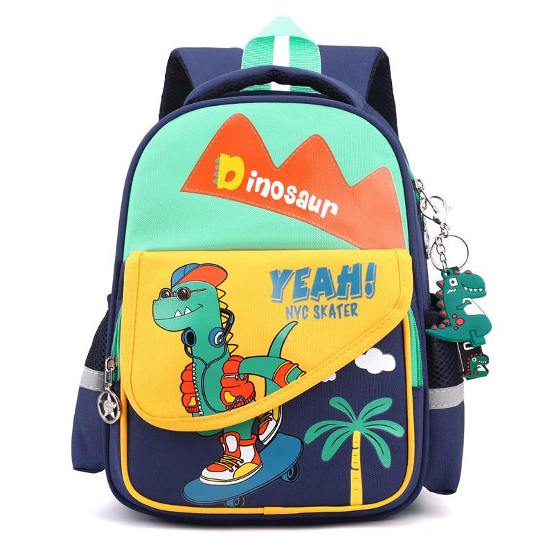 Adorable Cartoon Kids Backpack For Boys And Girls Nylon Lightweight Cute School Bag