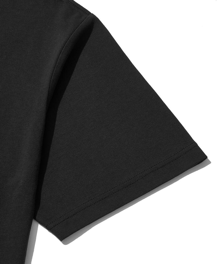 Urban Ditype Union Jack Applique T-Shirt_Black