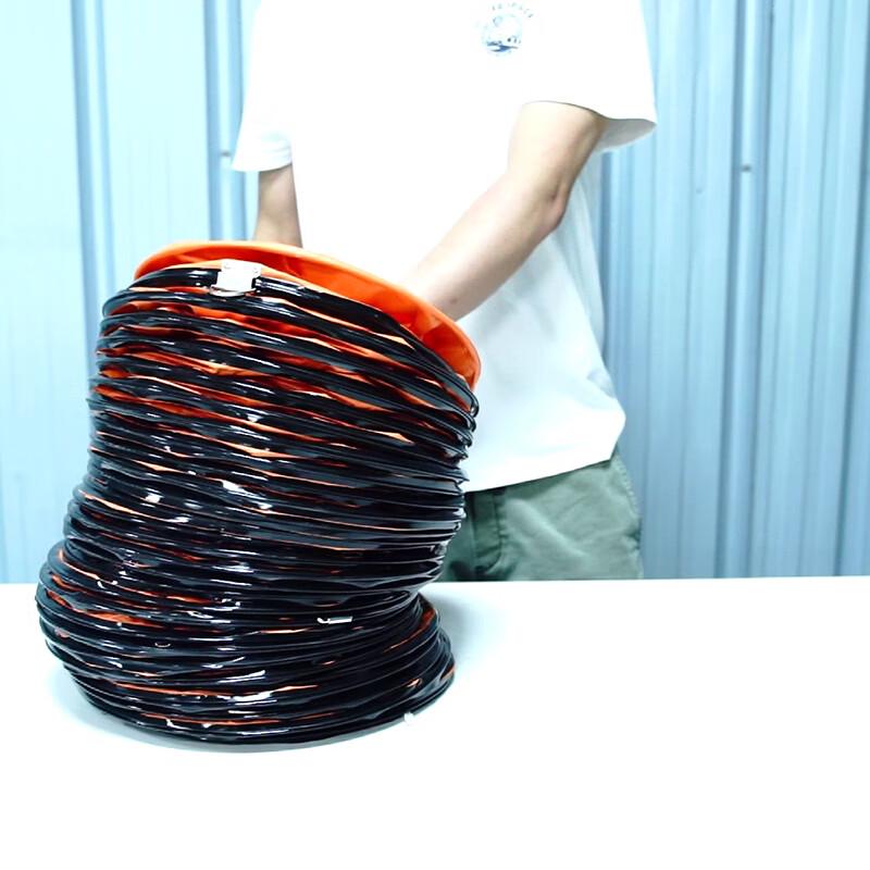 Flame Retardant PVC Flexible Ventilation Duct for Axial Fans