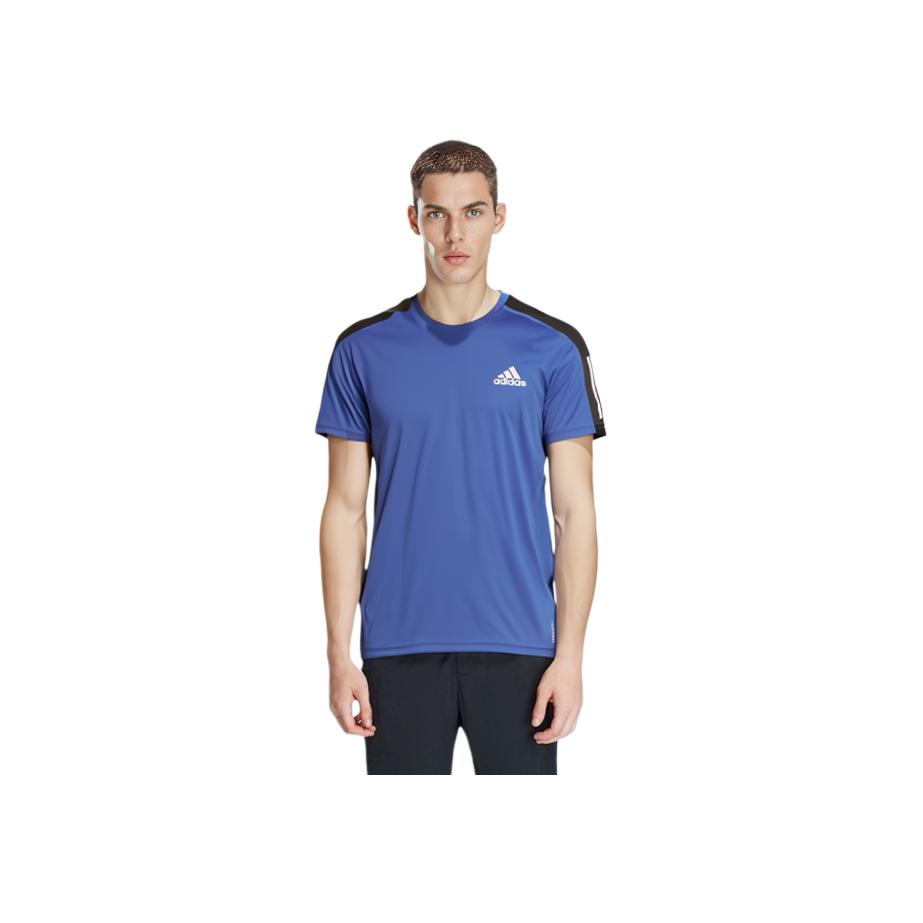 Adidas Own The Run Tee Sports Running Short Sleeve T-Shirt Men Tops Royal-Blue FT1431
