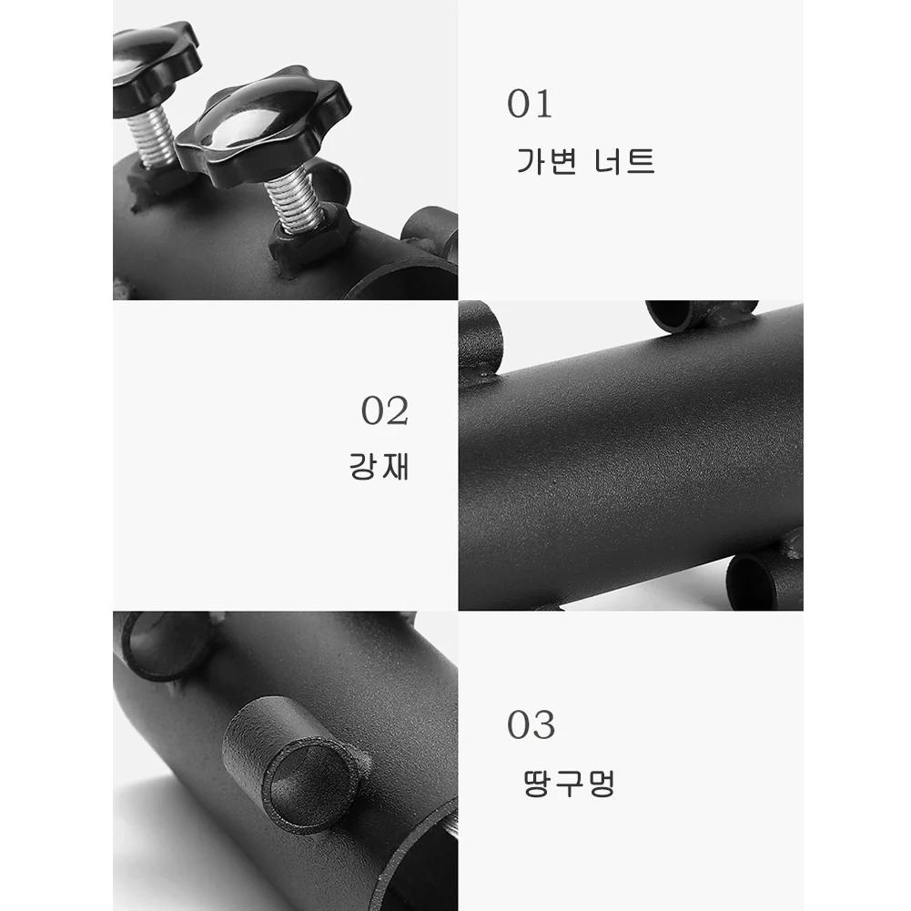 Umbrella Pole Fixed Stand Stainless Steel Tent Awning Rod Bracket Windproof Outdoor for Hiking Fishing Tent Accessories