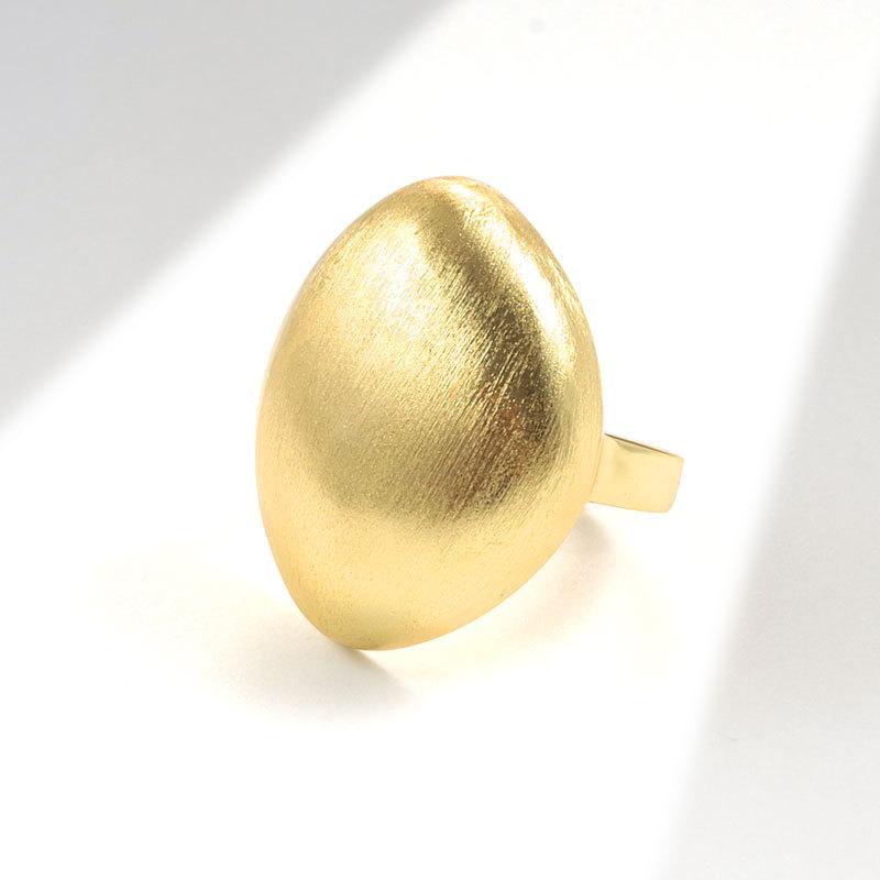 Fashion Personalized Index Finger Ring Niche Design Geometric Twist Open Ring Temperament Retro Couple Ring for Girlfriend Simple Geometric Ring