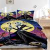 3Pcs Nightmare Before Christmas Bedding Sets For All Sizes New 3D Printed Bed Cover Comforter Duvet Cover Pillowcase Bedroom Decoration