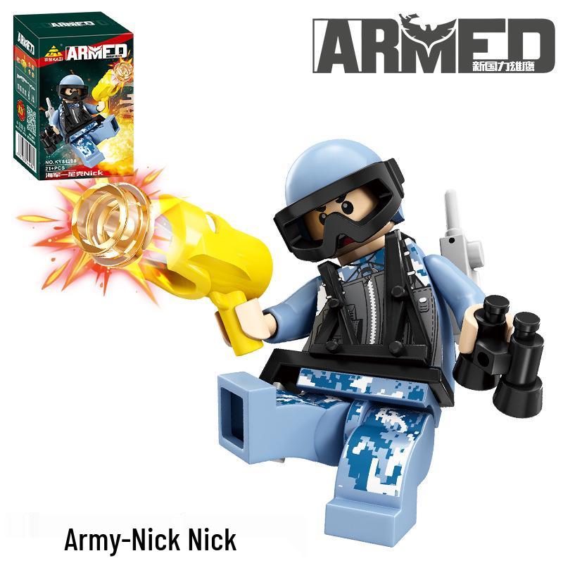 Kai Zhi Building Blocks Military Toys: Sea, Land, Air Assembly Puzzle Gift for Boys