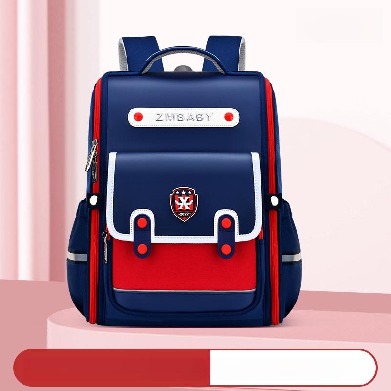 Neuer Grundschulrucksack Britischer Stil Jungenrucksack Leichtgewichtiger Mädchen-Doppelschulterrucksack