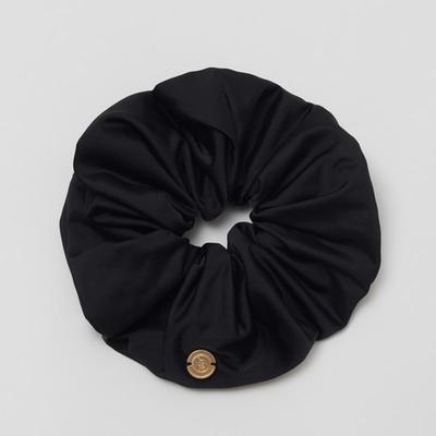 ITER Satin Wide Scrunchie_Black
